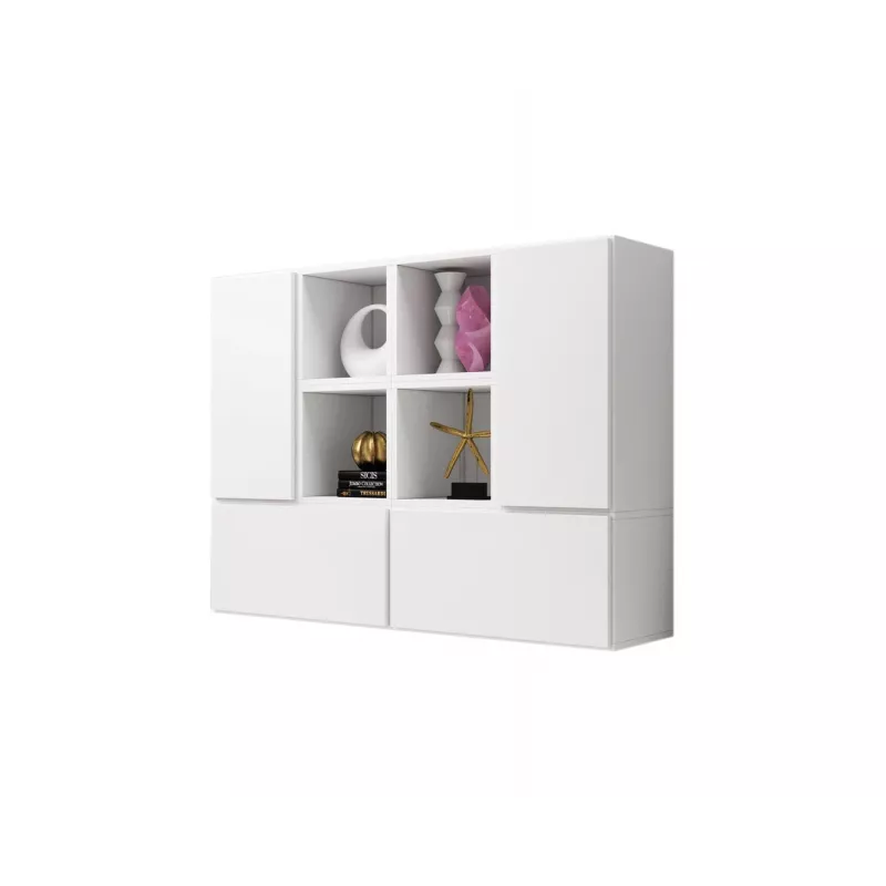 Cama living room furniture set ROCO 19 (4xRO3 + 4xRO6) Valge/Valge/Valge