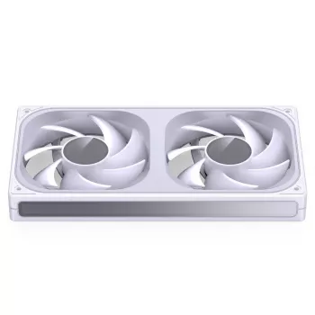 JONSBO ZB-240W 2x120mm ARGB PWM korpuse ventilaatorid - valge