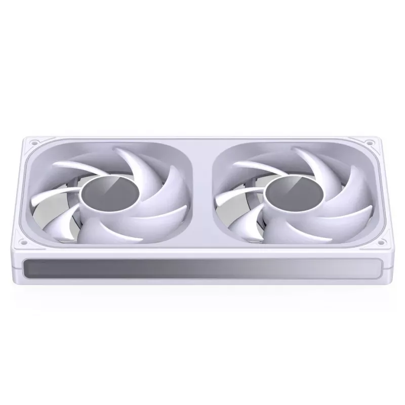 JONSBO ZB-240W 2x120mm ARGB PWM korpuse ventilaatorid - valge