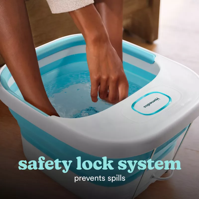 Foot spa HoMedics FB-70BL-EB — kokkupandav kompaktne jalavann koduseks kasutamiseks