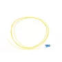 Pigtaal LC/PC ühemoodiline Extralink 1,5 m, 900 µm G.657.A1 FTTH, kollane, Easy-strip