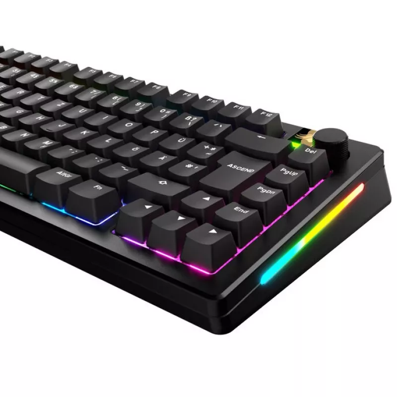 Keycaps GLORIOUS GPBT Basics — PBT klahvikomplekt, DE ISO paigutus, must