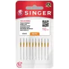 SINGER õmblusmasina nõelad N204511M1003 — mudel 2045 SZ12 BLST, pakk 10 tk, universaalsed koduõmblusnõelad