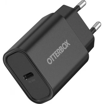 Seinalaadija OTTERBOX 20W USB-C USB-toiteedastusega, must (78-81338)