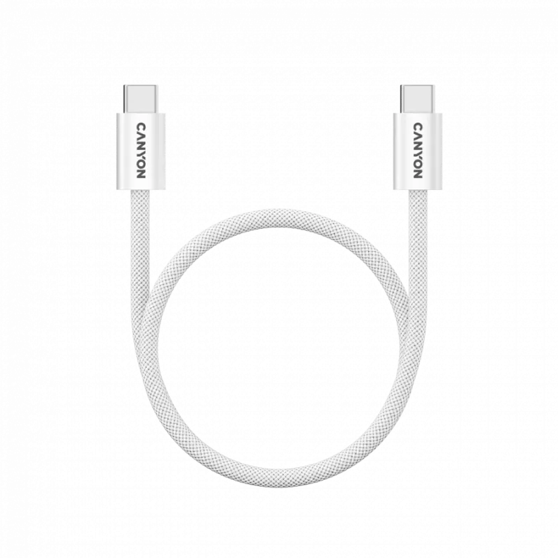 CANYON kaabel OnWire 60MG C-C 60W Magnet Punutud 1m Valge