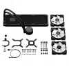 Fractal Design Lumen S36 v2 RGB protsessori vedelikjahutuskomplekt 12 cm Must 1 tk