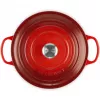 Le Creuset Signature 6,7 L ümmargune punane