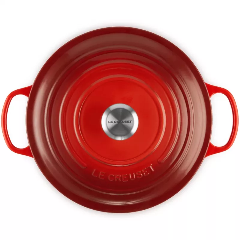 Le Creuset Signature 6,7 L ümmargune punane