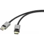 SpeaKa Professional DisplayPort-ühenduskaabel [1x DisplayPort-pistik - 1x DisplayPort-pistik] 1,00 m Must (SP-9510448)