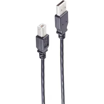 shiverpeaks BS13-23185 USB-kaabel 1,8 m USB 2.0 USB A USB B Must (BS13-23185)