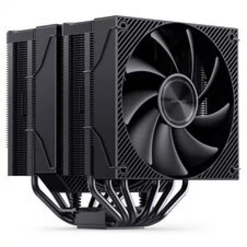 Protsessorijahuti Jonsbo CA90 Dual-Tower 1×130 mm ja 1×120 mm PWM ARGB ventilaatoriga, must