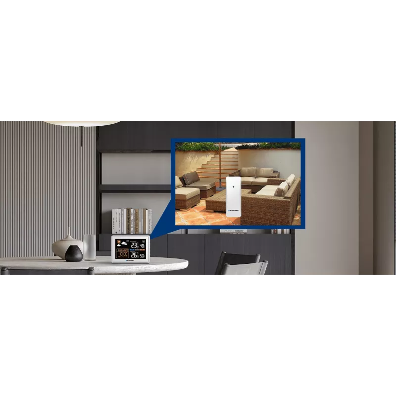 Ilmajaam BLAUPUNKT WS30WH — sise- ja välistemperatuuri ning õhuniiskuse monitor