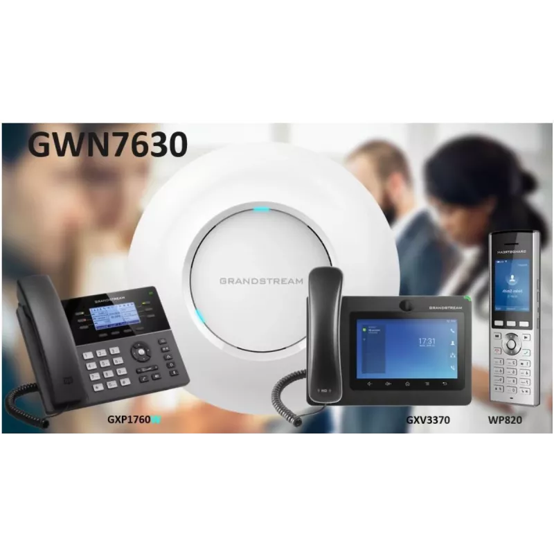 Grandstream Networks GWN7660 wireless access point 1770 Mbit/s Valge Võimsus over Ethernet (PoE)