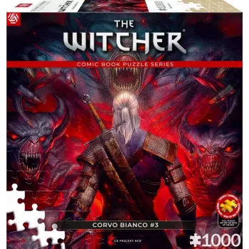 Good Loot koomiksipusle: The Witcher (Wiedźmin) Corvo Valge, 1000 tükki