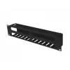 Rack-mount 19 inch 2U kaabel Organizer LANBERG AK-1705-B, must