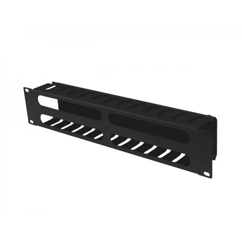 Rack-mount 19 inch 2U kaabel Organizer LANBERG AK-1705-B, must