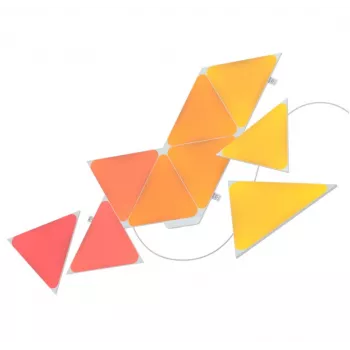 Kolmnurksed LED-paneelvalgustid Nanoleaf NL47-0002TW-9PK — komplektis 9 RGB seinakinnitatavat paneeli, vahelduvvoolutoitel, valge