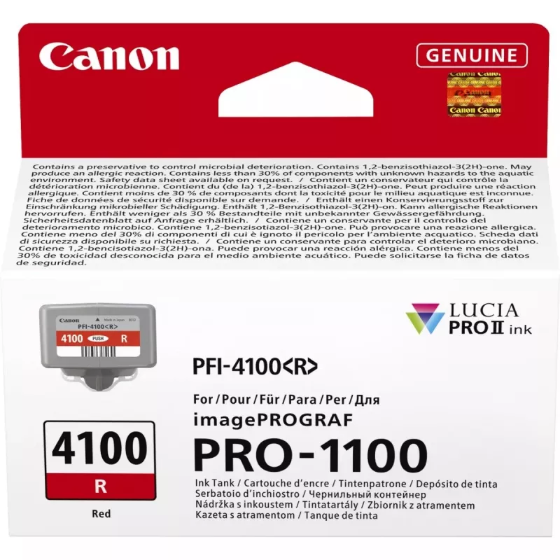 Canon LUCIA PRO II tindikassett 1 tk Originaal Standardtootlus Punane