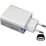 Xiaomi - MDY-12-EW + USB-C kaabel - 3A - 55W - valge - kiirlaadija reisiadapter (MDY-12-EW)