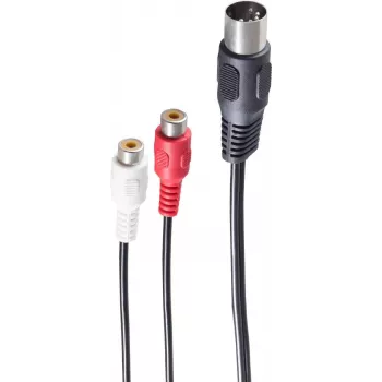 Audio kaabel ShiverPeaks BS10201 0.2m DIN (5-pin) 2 x RCA Must