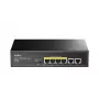 Võrgukommutaator Cudy FS1006P Fast Ethernet 6-pordiline (4 PoE, 1 PoE+) 10/100 Mbit/s, 1,2 Gbit/s ribalaius, metallkorpus, raami/seinale kinnitatav