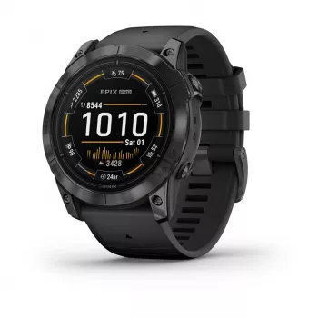 Nutikell GARMIN epix Pro (Gen 2) — 1.4 tolli AMOLED 454×454, 32 GB, GPS, Wi‑Fi, Bluetooth, 51 mm korpus, 98 g, must silikoon