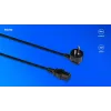 SAVIO CL-181 toitekaabel CEE 7/7 (E/F) – IEC C13 5m