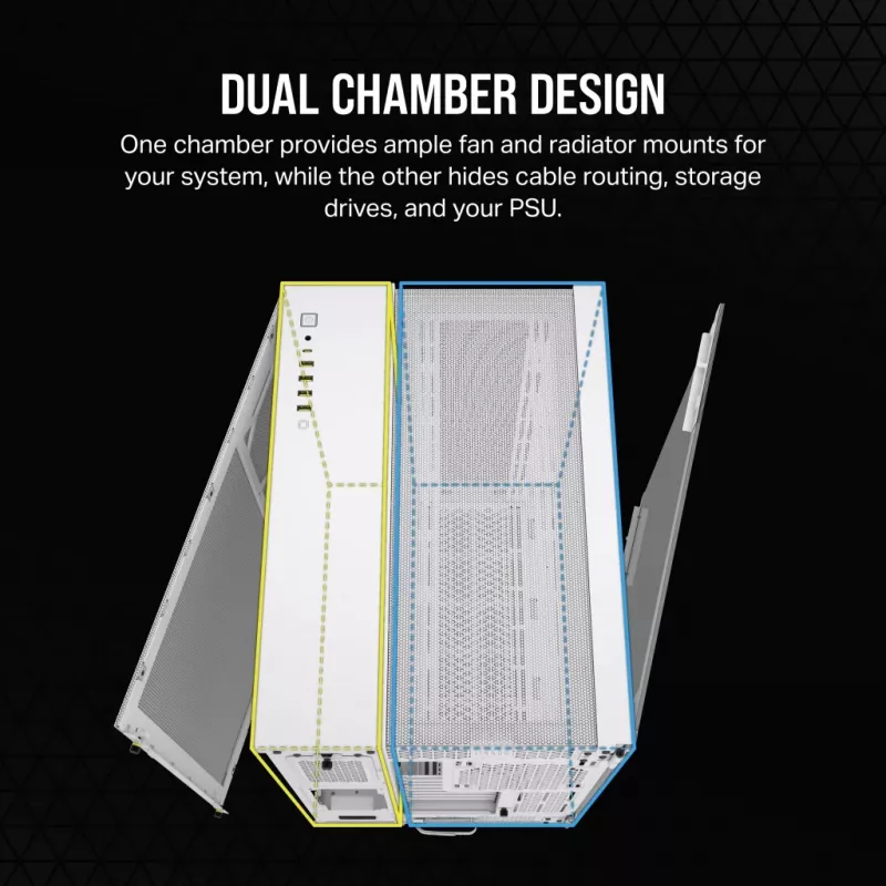 Corsair 6500D AIRFLOW Midi Tower Valge