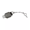 USB-C microSD-kaardilugeja võtmehoidjana