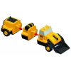 Sõidukikomplekt Popular Playthings Mix or Match Vehicles Construction Must kollane