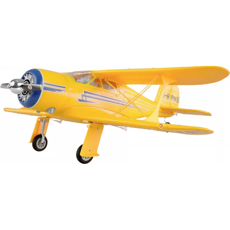 RC-lennuk Amewi AMXFlight Beech D17s 3D/6G RTF — kollane, lennuvalmis mudel