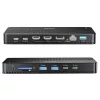 Dokkimisjaam UNITEK D1104A01 USB4 juhtmega 100W Power Delivery