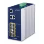 Hallatav võrgukommutaator PLANET IGS-10080MFT — 2 x Gigabit RJ-45, 8 x SFP, 12–48V DC, hallatav, IP30