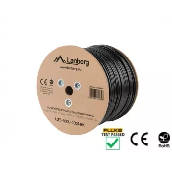 Võrgukaabel Lanberg LCF5-30CU-0305-BK RJ45 Cat5e 305 m Must