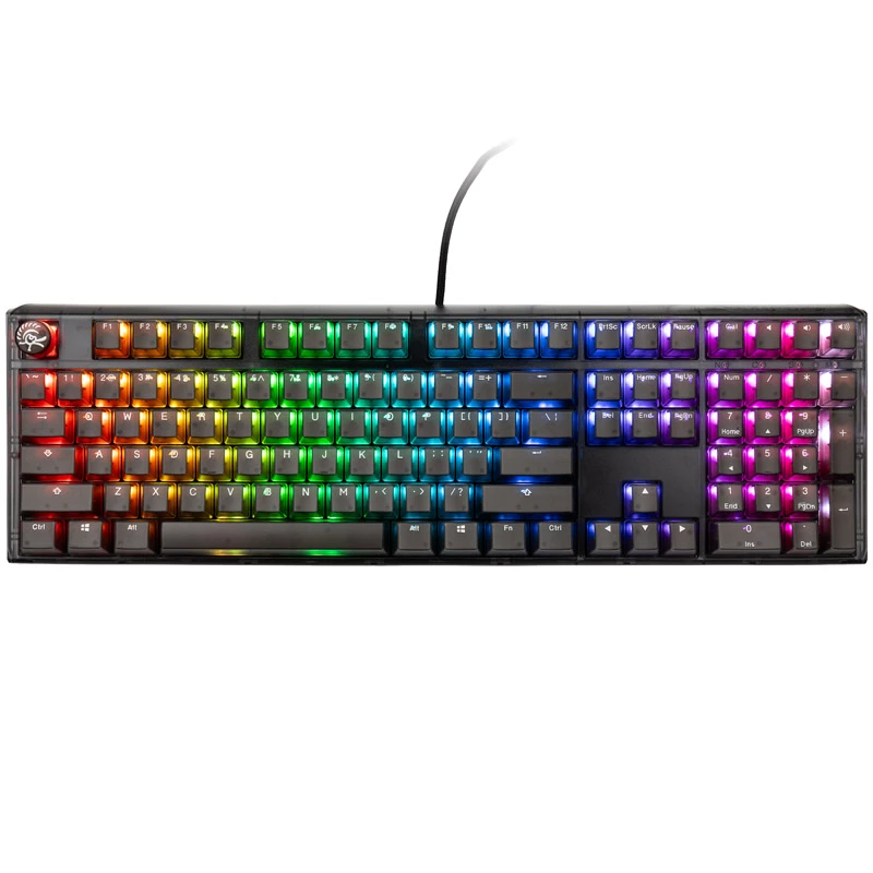 Ducky One 3 Aura Must mänguklaviatuur, RGB LED - Gateron Baby Kangaroo (US)