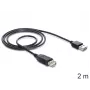 USB-kaabel DeLOCK EASY-USB 2.0-A 2m must
