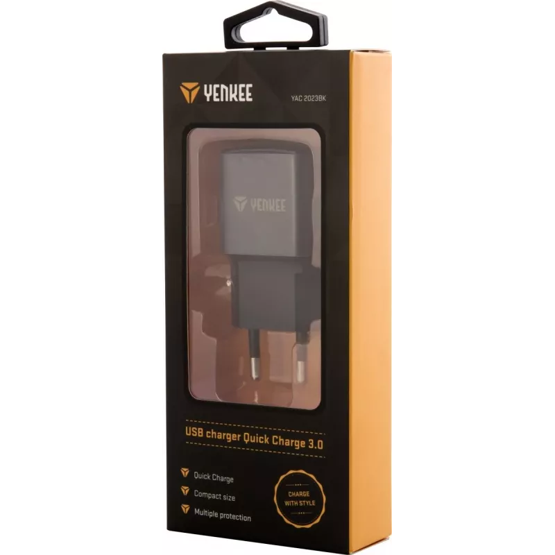 Laadija USB C 18W 3A Quick Charge 3.0