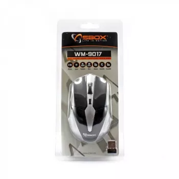Hiir SBOX WM-9017BS Must/Hõbedane USB