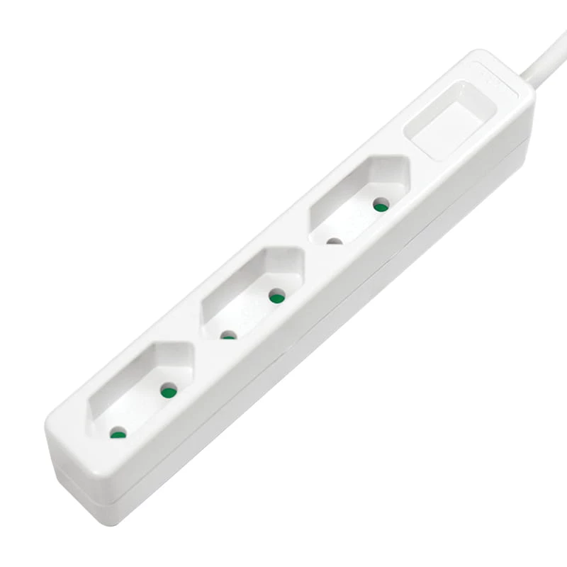 Pikendusjuhe LogiLink LPS229 1,5 m 3 vahelduvvoolupesa siseruumidesse valge