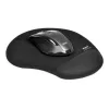PORT CONNECT | Ergonoomiline hiirematt | 200 x 230 x 20 mm | Must