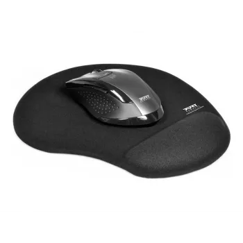 PORT CONNECT | Ergonoomiline hiirematt | 200 x 230 x 20 mm | Must