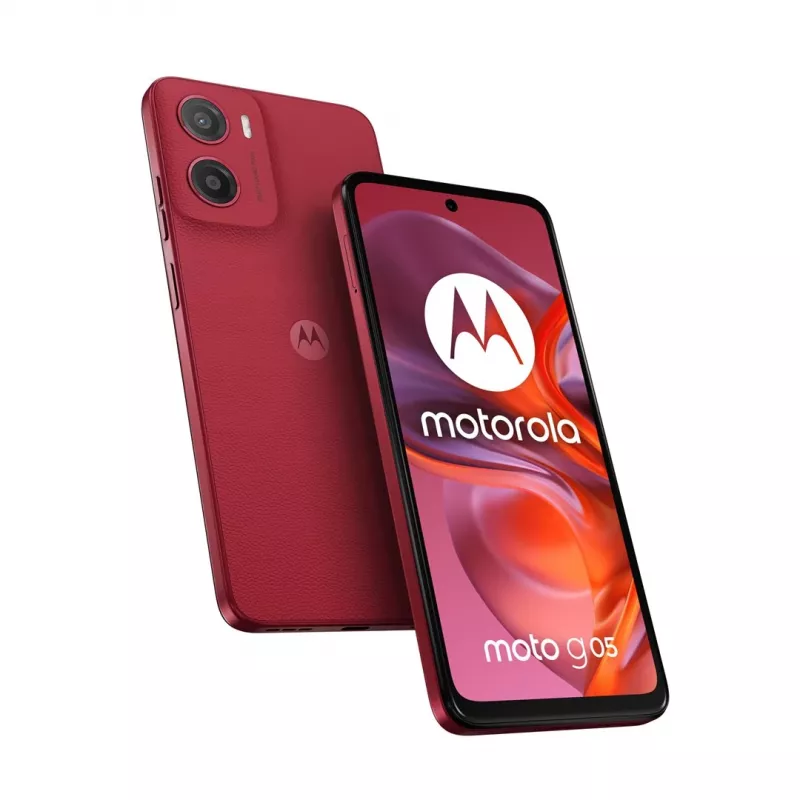 Motorola moto g05 16.9 cm (6.67 tolli) Dual SIM Android 15 4G USB USB-C 4 GB 256 GB 5200 mAh Punane