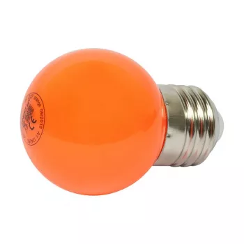 Synergy 21 LED Retrofit E27 Tropfenlampe G45 oranž 1 W valgusvõrikule