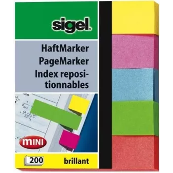 Isekleepuvad sildid Sigel HN625 Sinine Roheline Roosa Punane Kollane