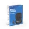 SAVIO kõrvasisene TWS-peakomplekt TWS-12, Bluetooth 5.3, sisseehitatud mikrofon, must