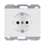 Pistikupesa tüüp F berker 47157009, 16 A, 250 V, valge, termoplast
