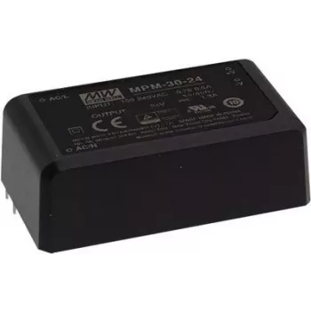 Toiteadapter MEAN WELL MPM-30-24ST 30W 24V Sisend 80-264V