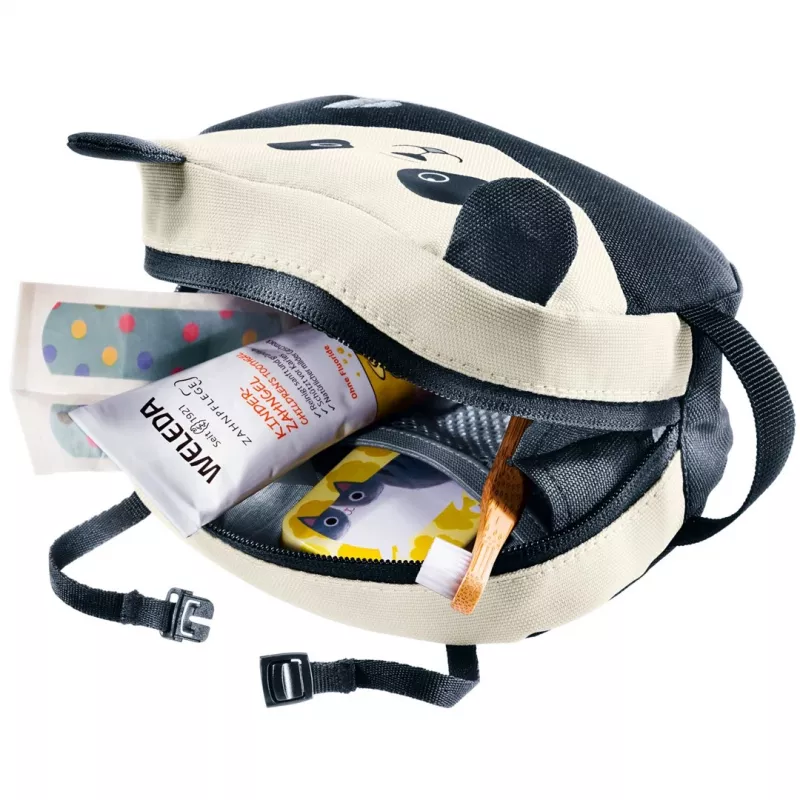 Tualett-tarvete kott DEUTER Wash Bag Kids — polüeetersulfoon (PES), 160×60×120 mm, must/valge