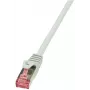 Logilink PrimeLine - Patch-Cable - RJ-45 (M) - RJ-45 (M) - 1 m - SFTP, PiMF - CAT 6 - gepresst, glatt, Halogen-Free - hall (CQ2032S)