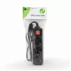 Gembird EG-PSU3-01 toitepikendus 0,6 m 3 vahelduvvoolu pistikupesa Siseruumides Must